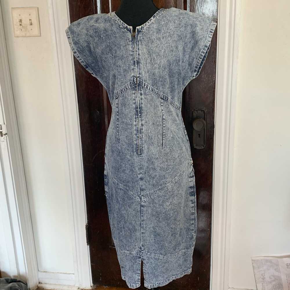 Vintage Acid Wash Dress - image 8