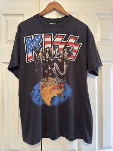 Kiss × Vintage Vintage kiss world tour 1996 shirt