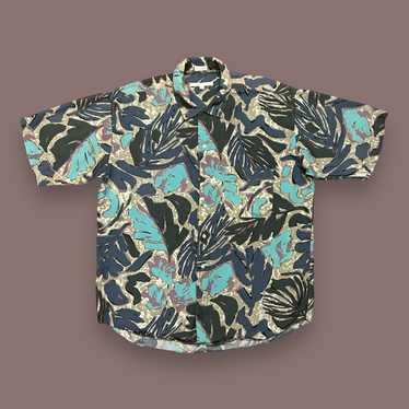 Hawaiian Shirt × Perry Ellis × Vintage Vintage 80… - image 1