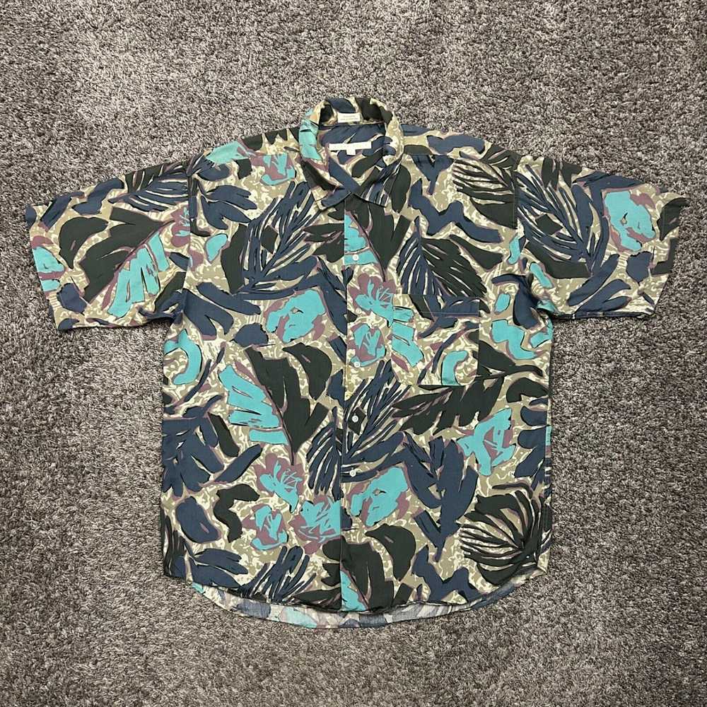 Hawaiian Shirt × Perry Ellis × Vintage Vintage 80… - image 7