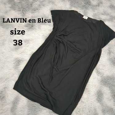 【LANVIN en Bleu】Lanvin en Bleu dress, plain and si