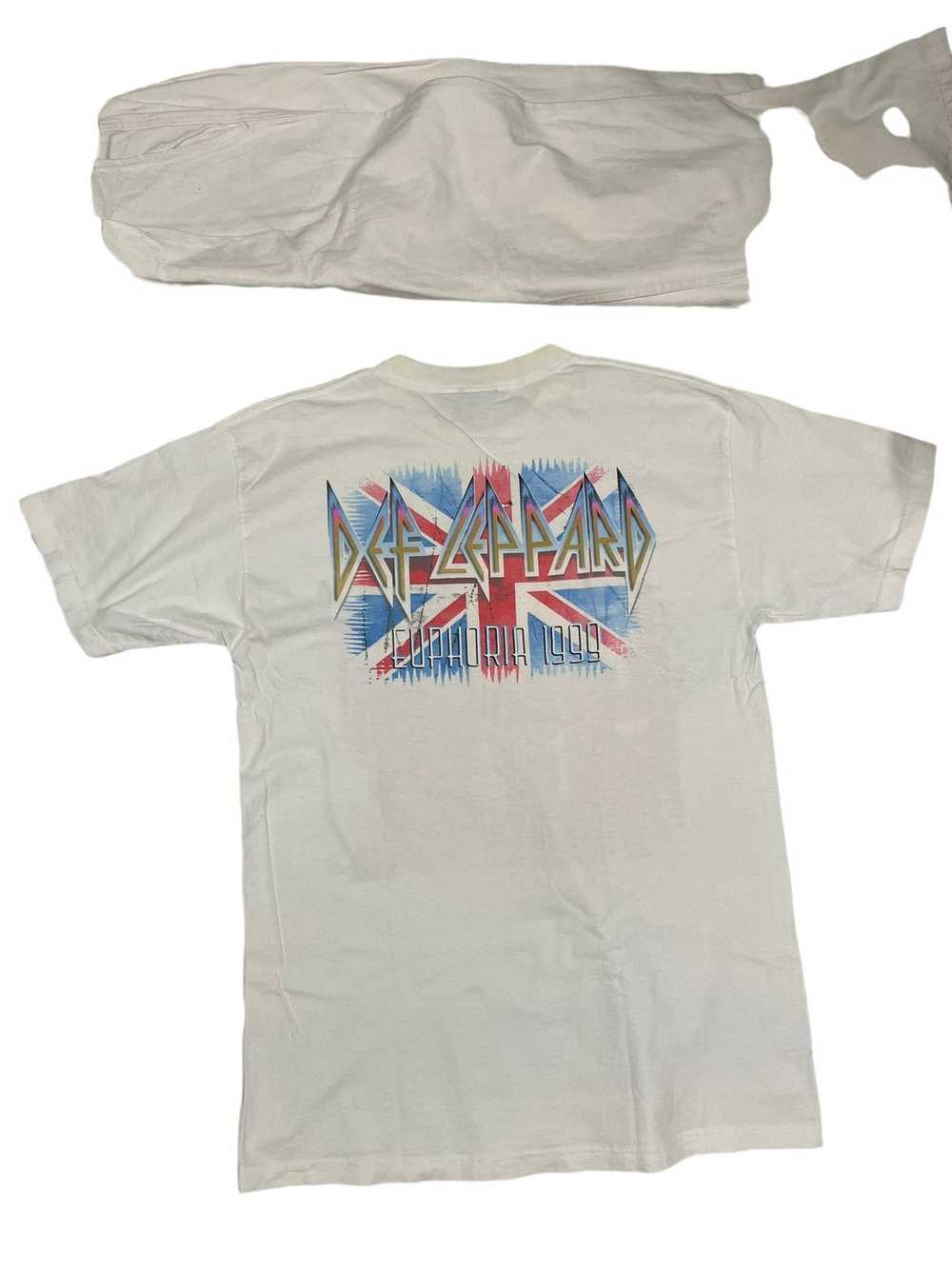 Band Tees × Vintage Def leppard 1999 euphoria tou… - image 9