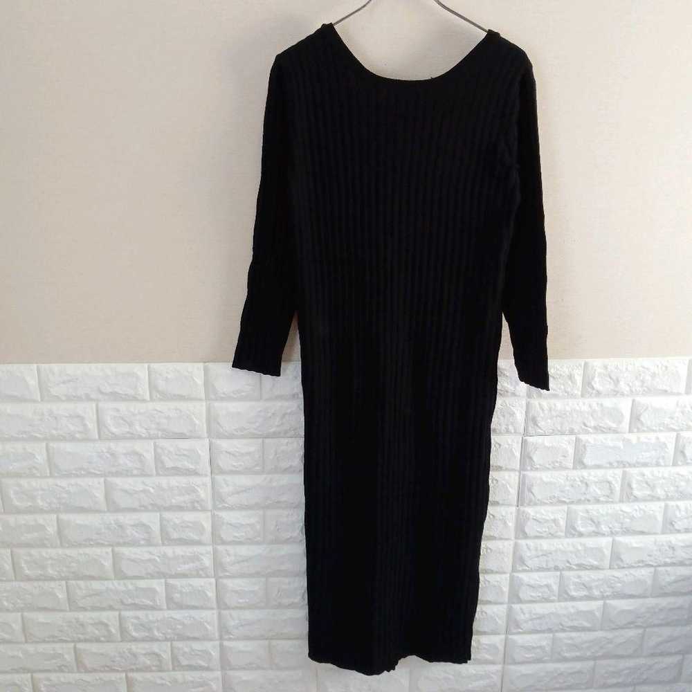 ◆Grail◆ Knit One-Piece M Long Length Ribbed One-P… - image 2