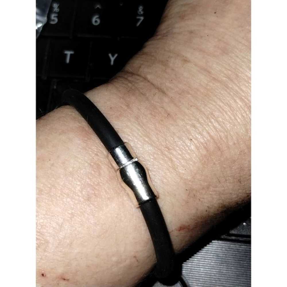 Vintage Unisex vintage black and silver magnetic … - image 1