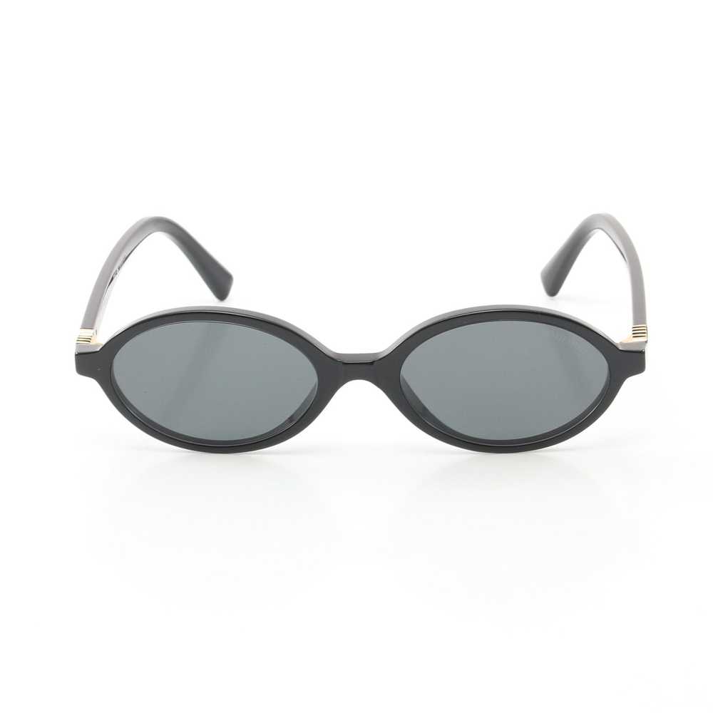 Miu Miu Miu Miu Oval Sunglasses Black - image 2