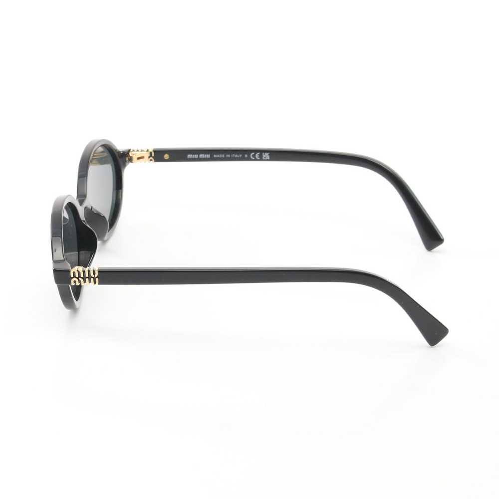 Miu Miu Miu Miu Oval Sunglasses Black - image 3