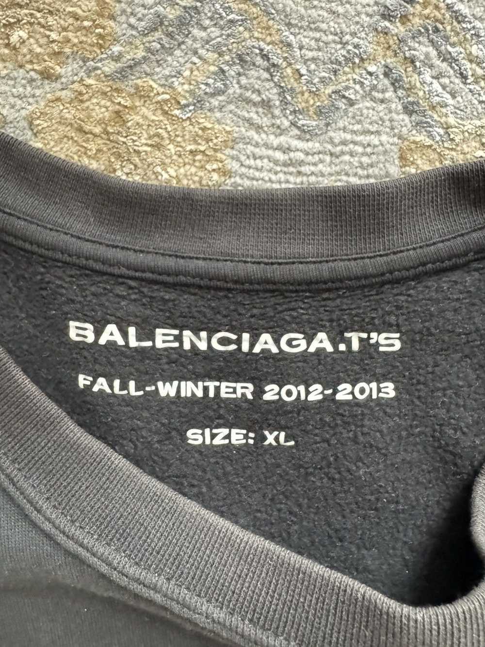 Balenciaga Balenciaga Sweatshirt 2012 Black XL - image 2