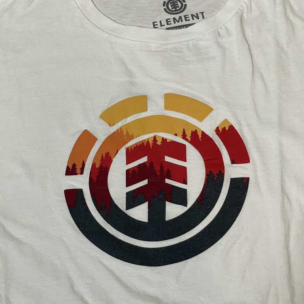 Element Element Logo Glimpse tree white graphic t… - image 2