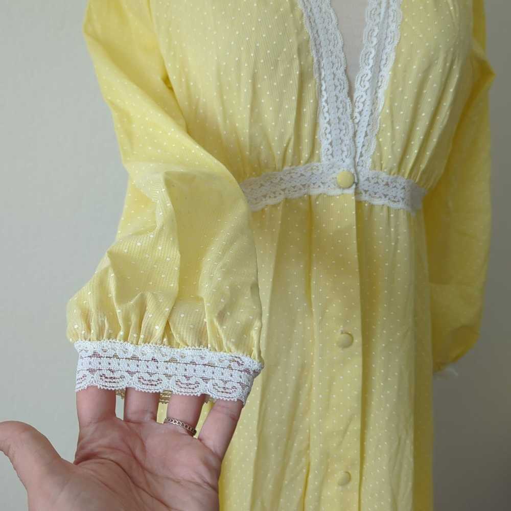 Vintage Miss Elaine 70s Womens Dress Housedress R… - image 7