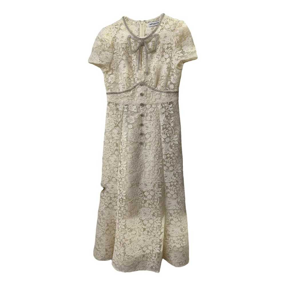 Self-Portrait Lace mid-length dress - image 1