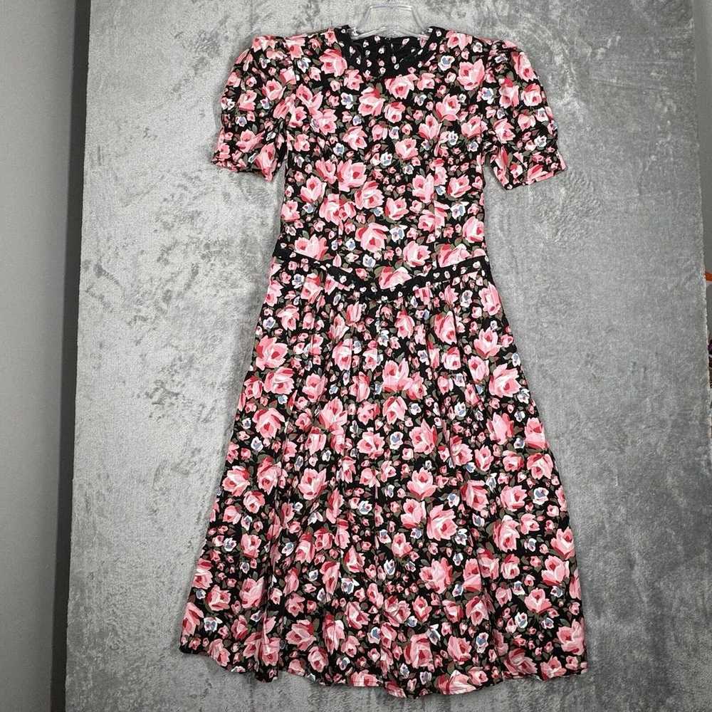 Positive Attitude Dress Womens Medium Black Pink … - image 2