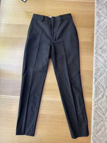 AMI AMI Paris Cropped Tailored Pinstripe Trouser