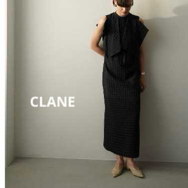 CLANE Gingham Check Handkerchief One-Piece Dress … - image 1