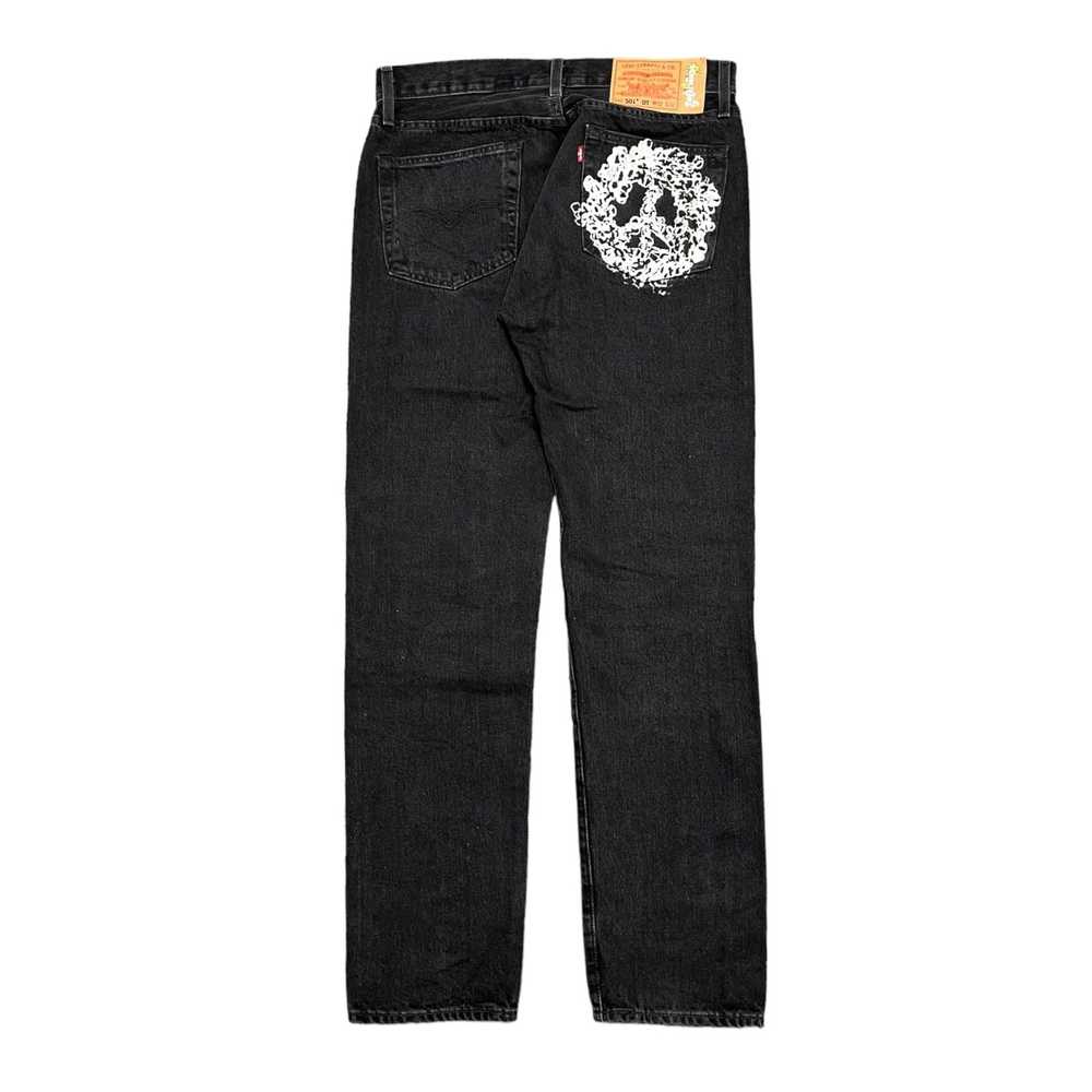 DENIM TEARS Peace in My Pocket Jeans Black - image 1