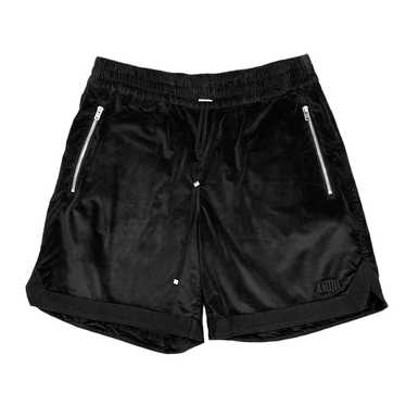 Amiri Amiri Core Logo Velour Shorts Black