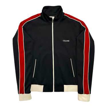 Celine Track Jacket Black Red Cream - image 1