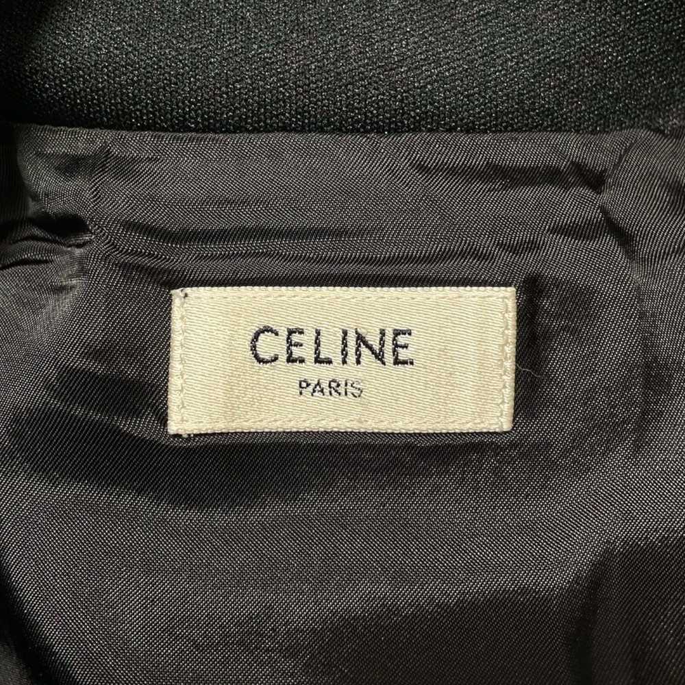 Celine Track Jacket Black Red Cream - image 4