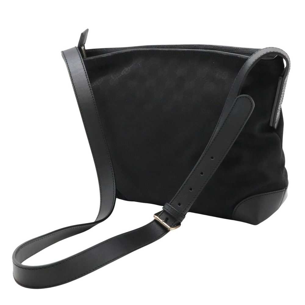 Gucci Gg Canvas Black Canvas Shoulder Bag (Pre-Ow… - image 2