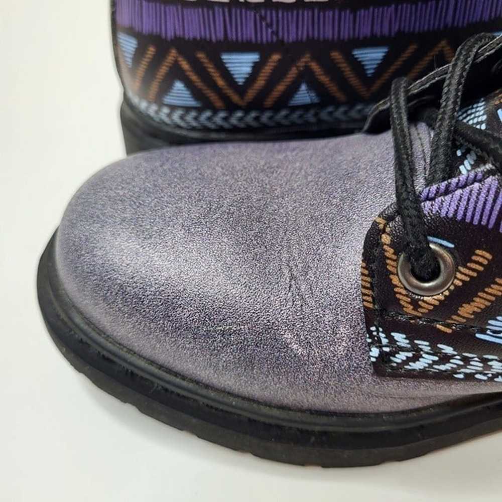 Yes We Vibe Bohemianism Boots Purple Unisex Men's… - image 6