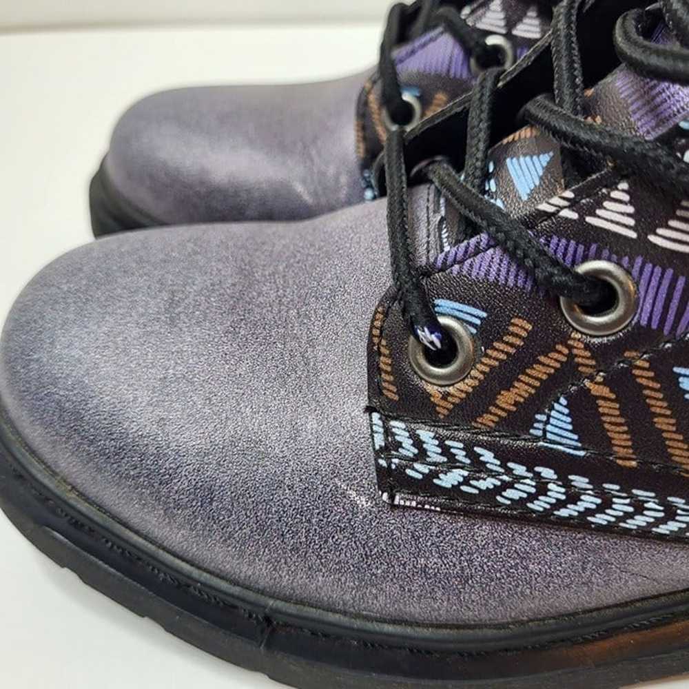 Yes We Vibe Bohemianism Boots Purple Unisex Men's… - image 9