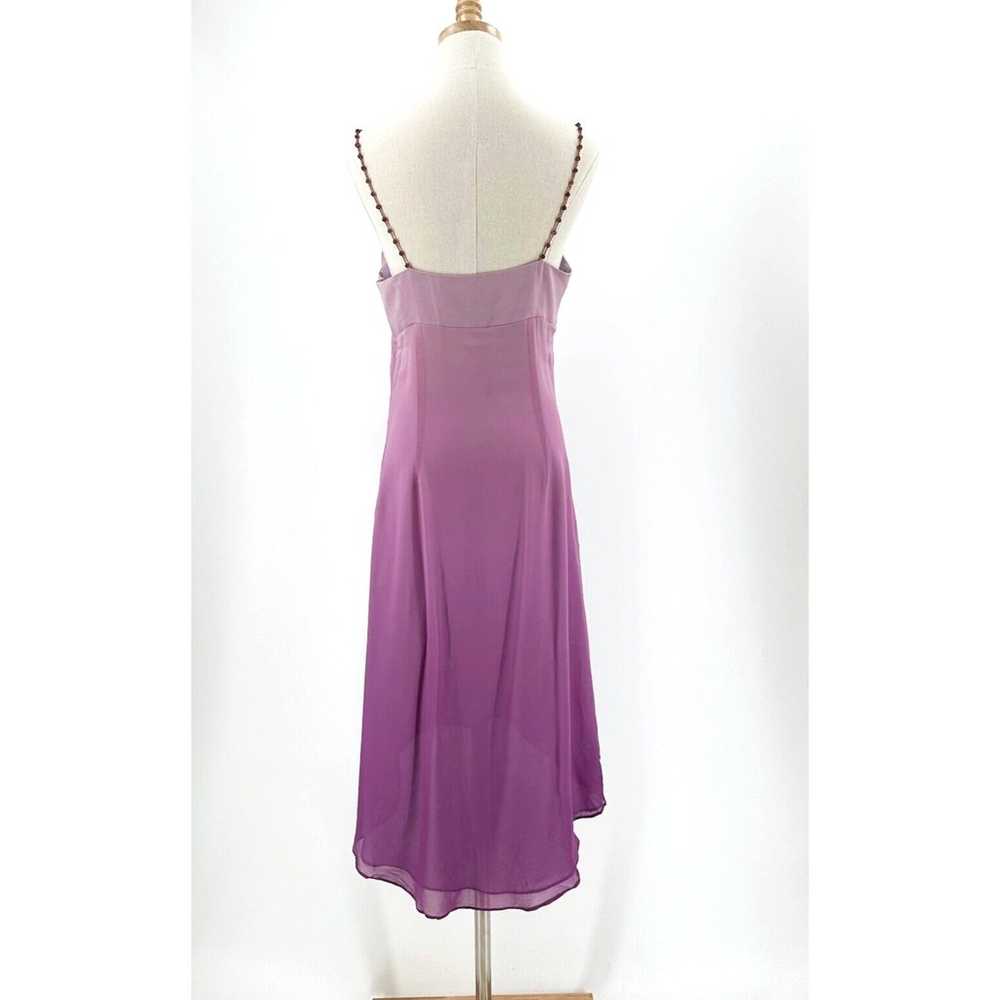 Vintage 90s Y2K Express Silk Dress Womens Size 7/… - image 5