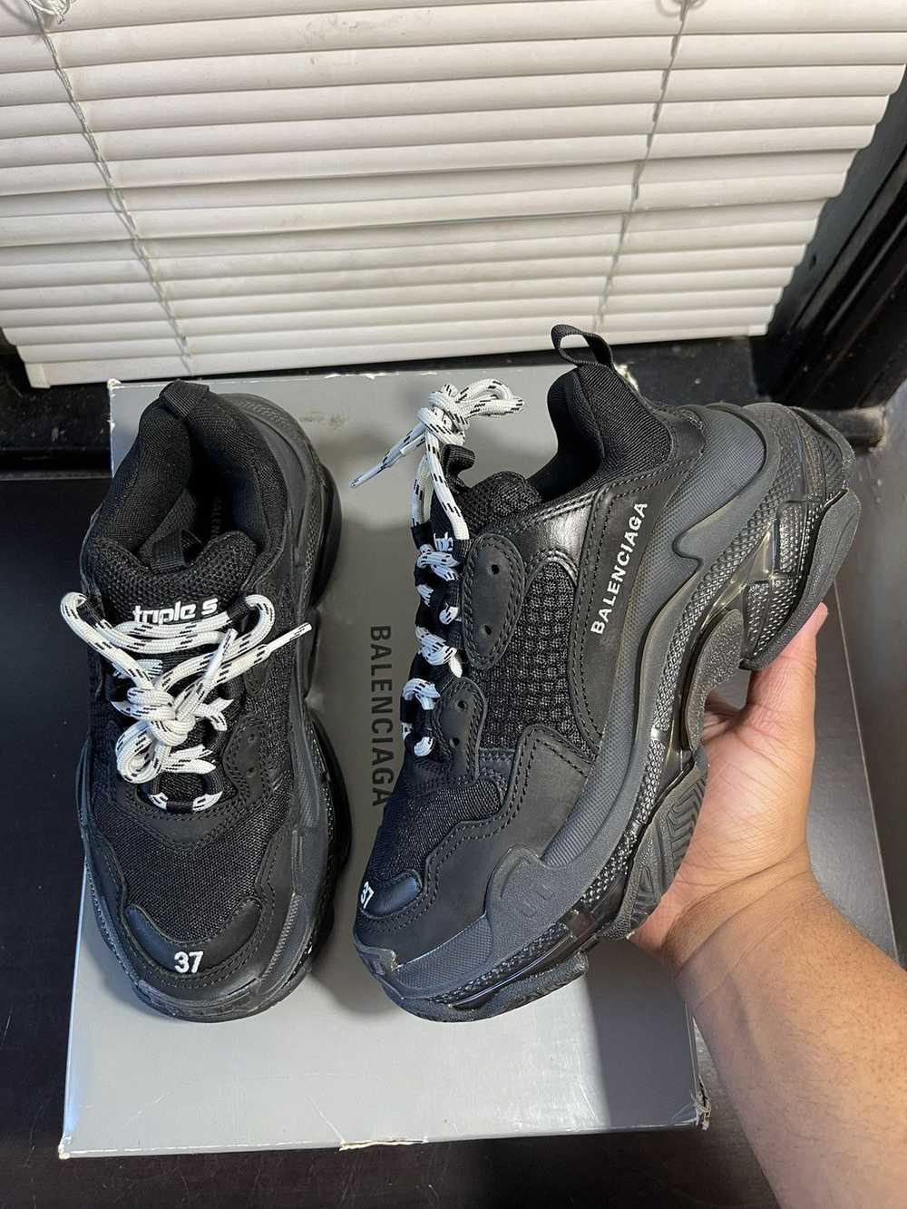 Balenciaga Balenciaga Triple S Black Clear Sole 3… - image 1