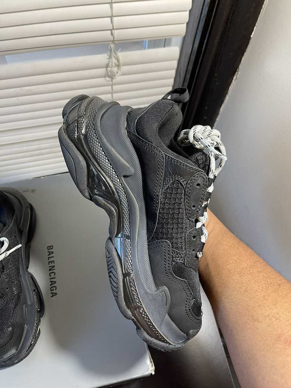 Balenciaga Balenciaga Triple S Black Clear Sole 3… - image 5