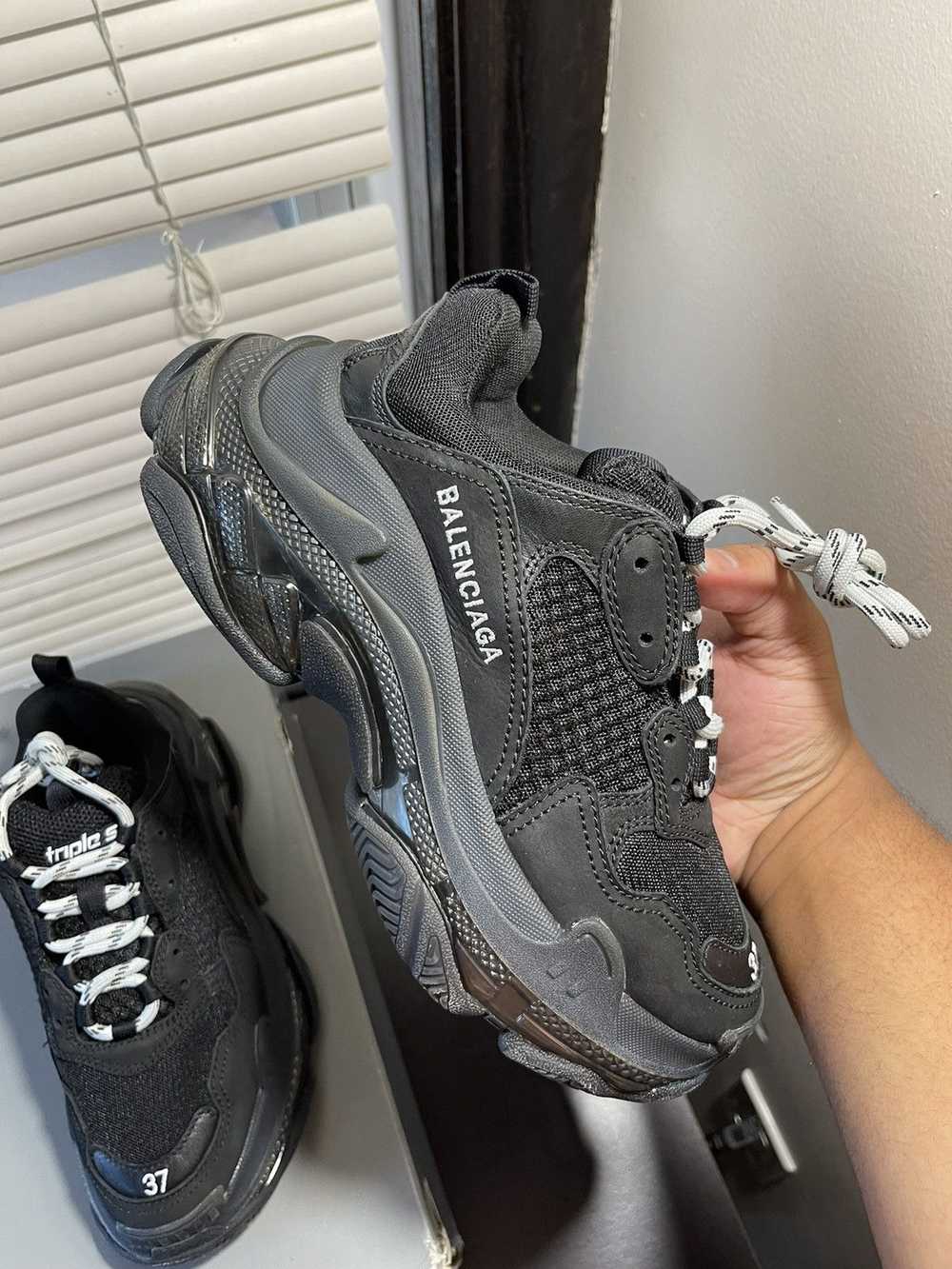 Balenciaga Balenciaga Triple S Black Clear Sole 3… - image 6