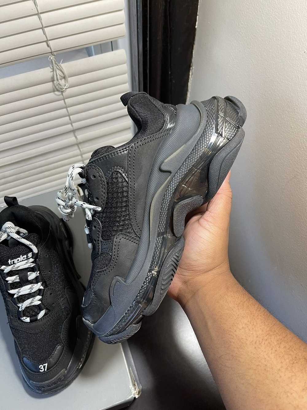 Balenciaga Balenciaga Triple S Black Clear Sole 3… - image 9