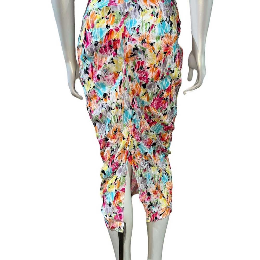 just for wraps color splash 90s dress medium - image 10