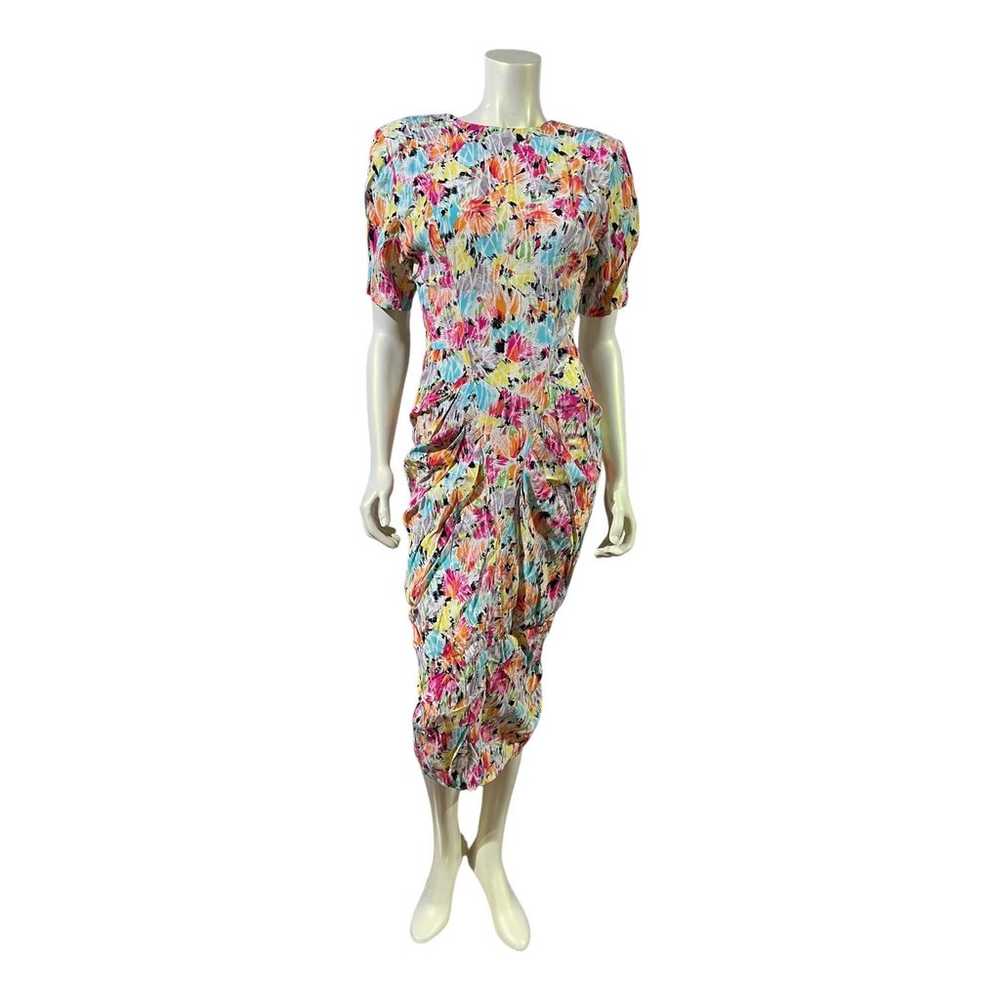 just for wraps color splash 90s dress medium - image 11