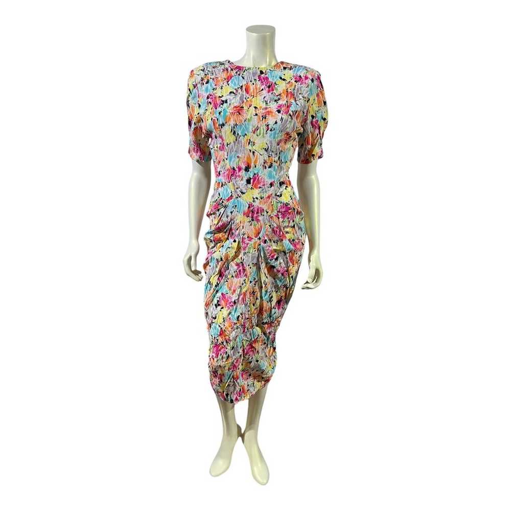 just for wraps color splash 90s dress medium - image 2