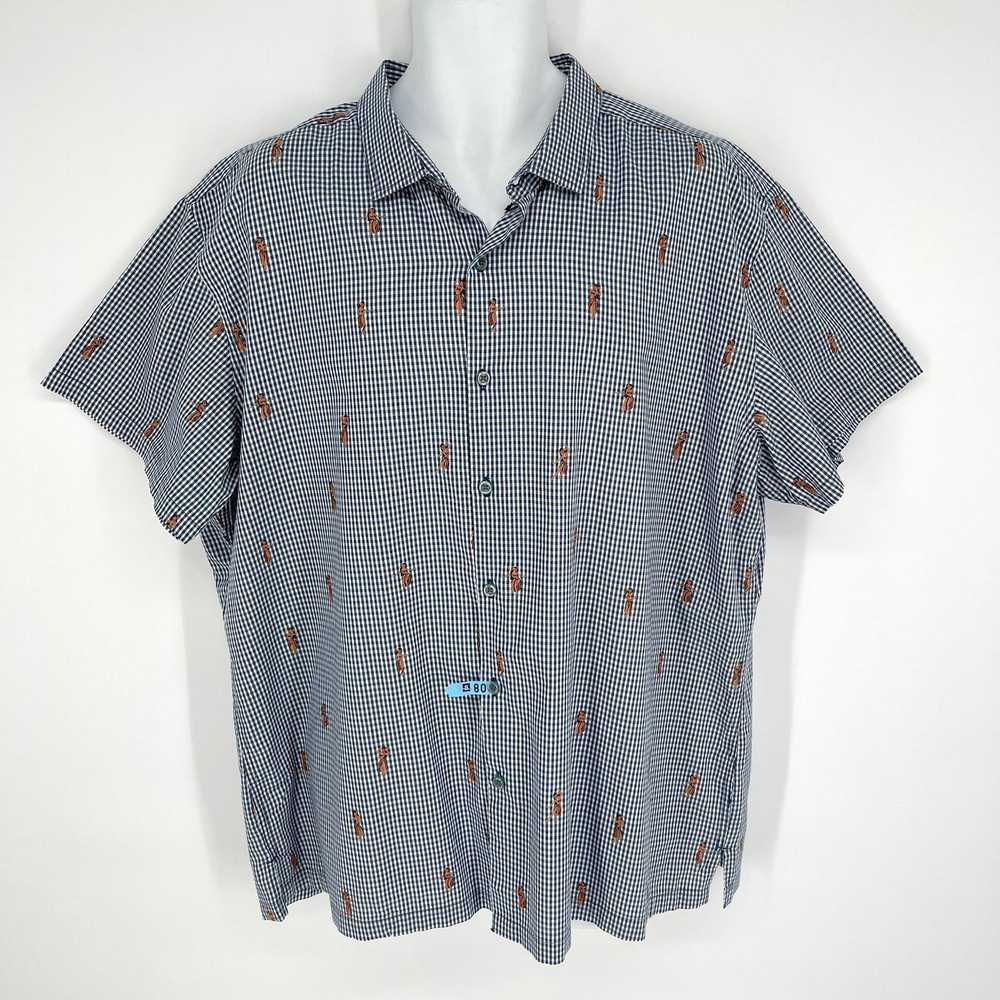 Tori Richard Tori Richard Checked Camp Shirt 2XL … - image 1