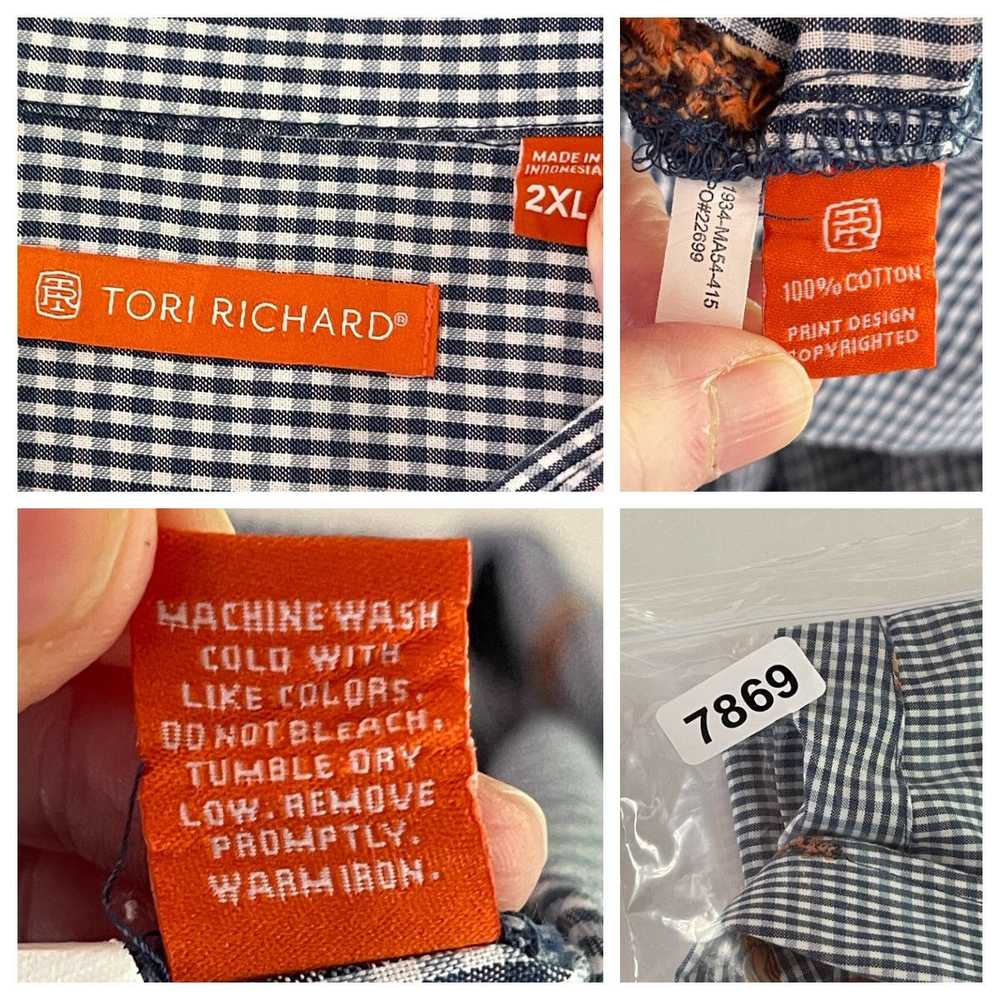 Tori Richard Tori Richard Checked Camp Shirt 2XL … - image 7