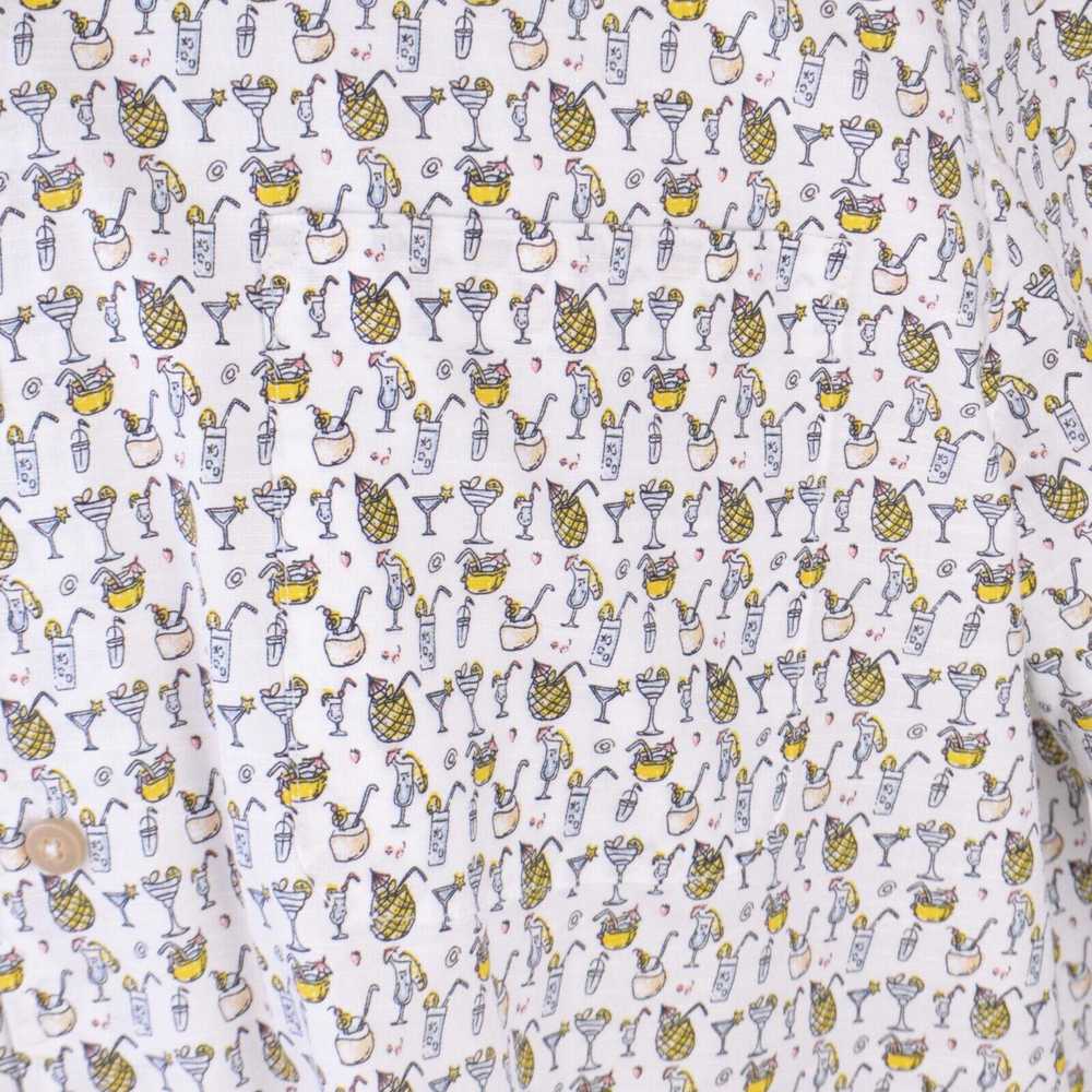 Johnnie O Johnnie O Mens Shirt 2XL White Yellow C… - image 4