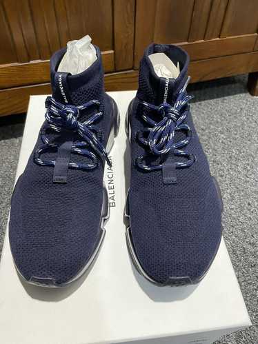 Balenciaga Balenciaga bleu marine speed sock sz42