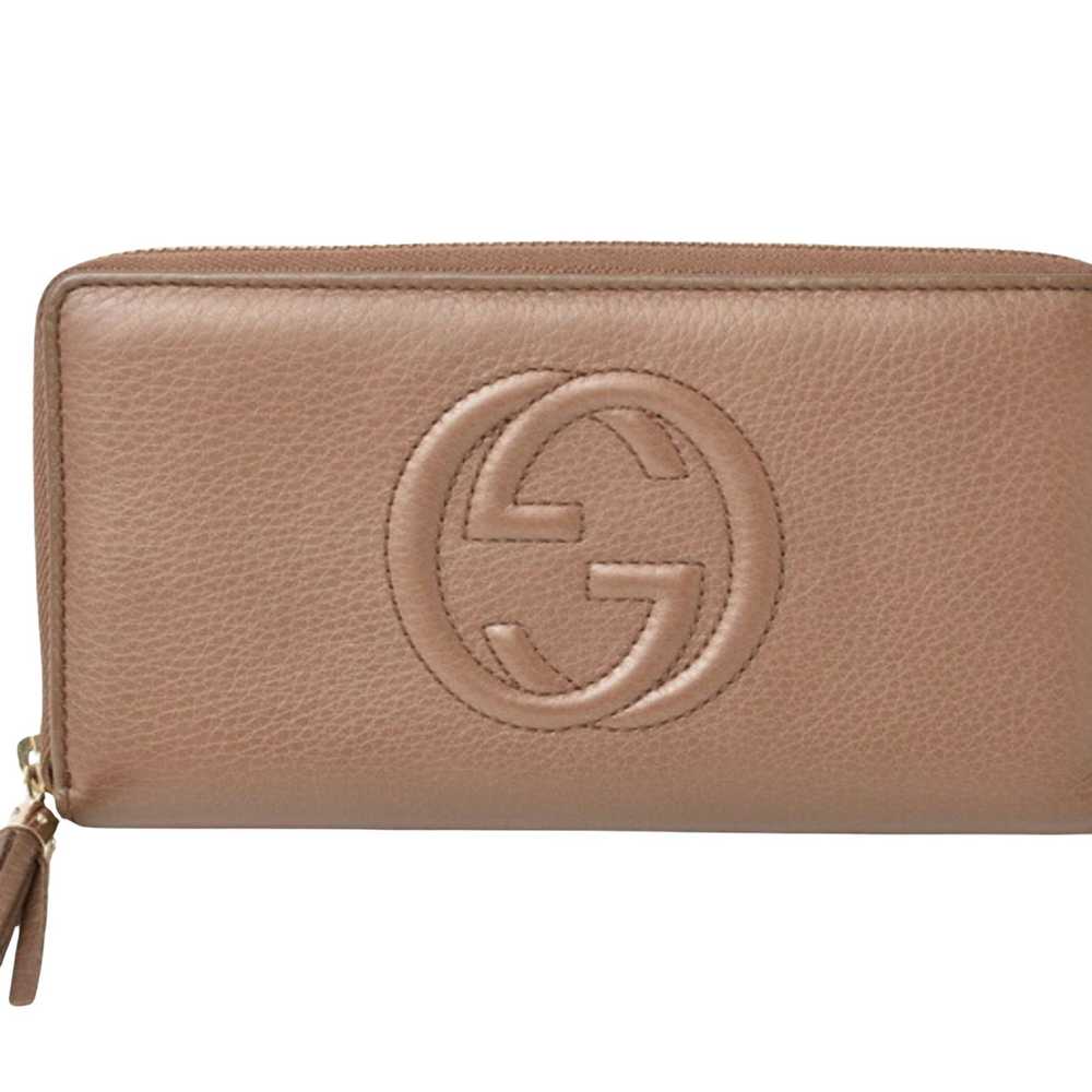 Gucci Soho Brown Leather Wallet (Pre-Owned) - image 1