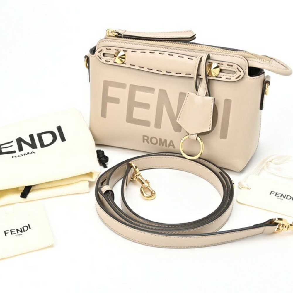 Fendi By The Way Beige Leather Handbag (Pre-Owned) - image 7