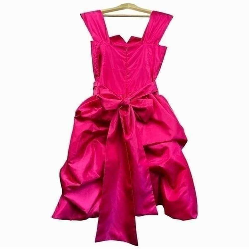 Vintage Barbie Pink Satin Ruffled Skirt Dress - image 7