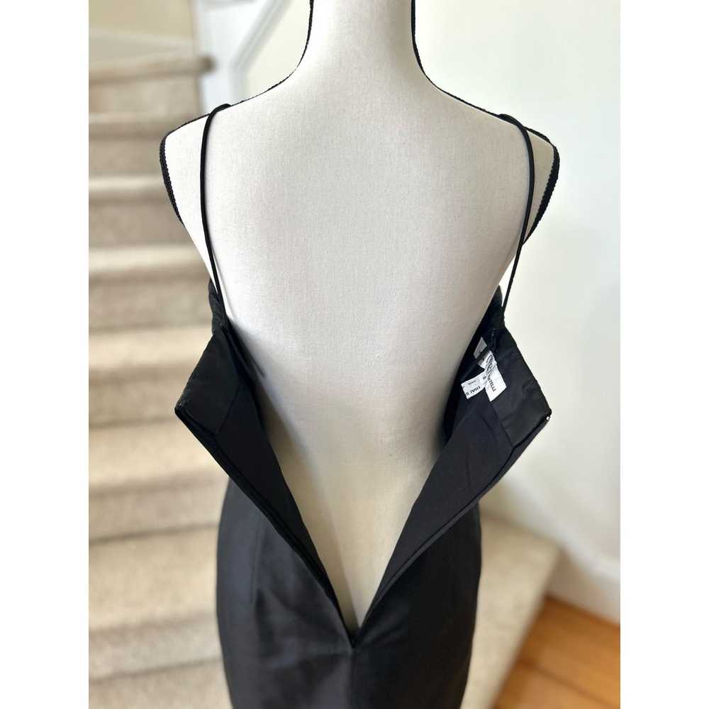 Vintage Marisa Baratelli Thai Silk Black Sheath D… - image 4