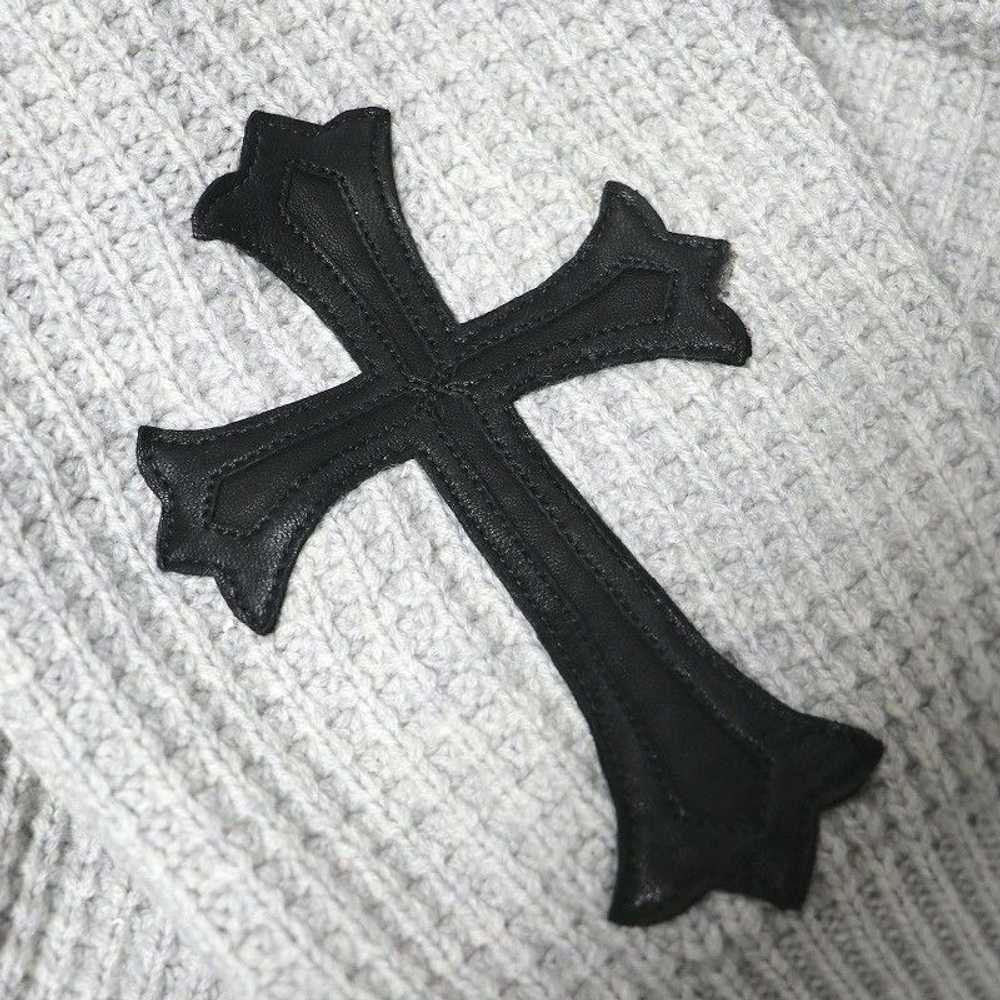 Chrome Hearts Chrome Hearts Cashmere Cemetery Kni… - image 3