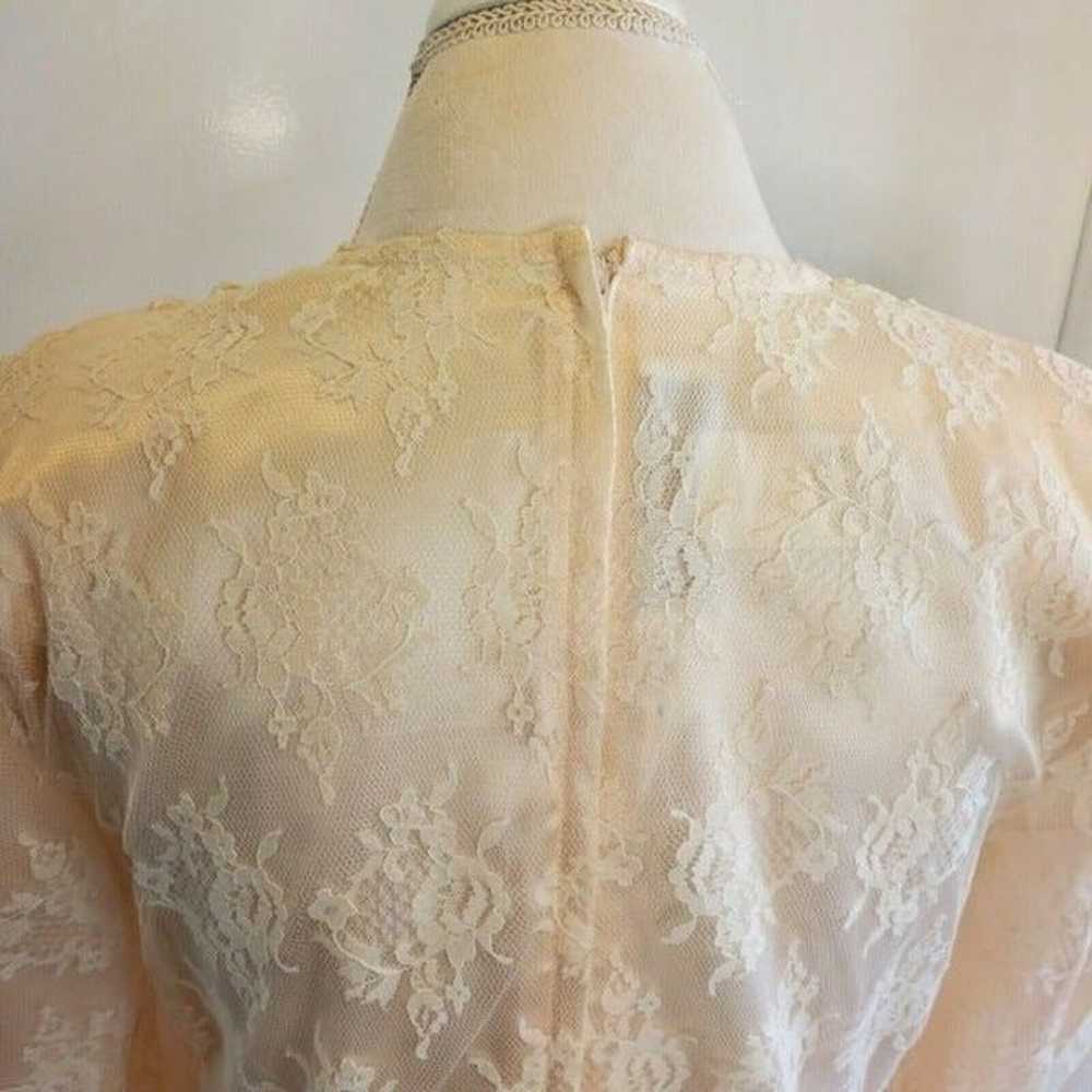 Vintage Victorian Lace Cottagecore Dress - image 8