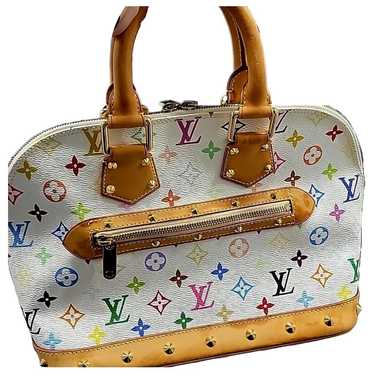 Louis Vuitton Alma cloth satchel