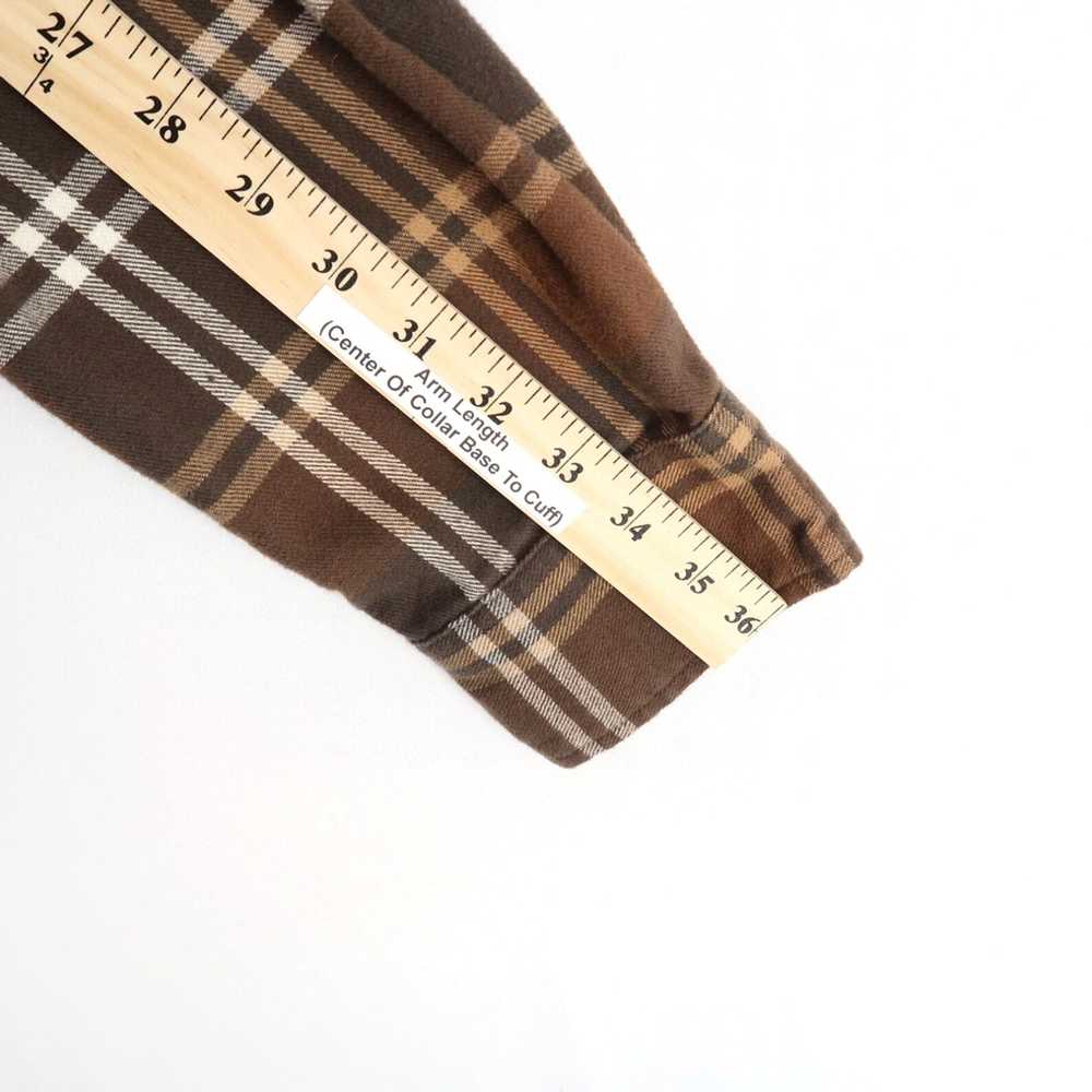 Topo Designs Brown Plaid Mens XXL Flannel Shirt w… - image 7