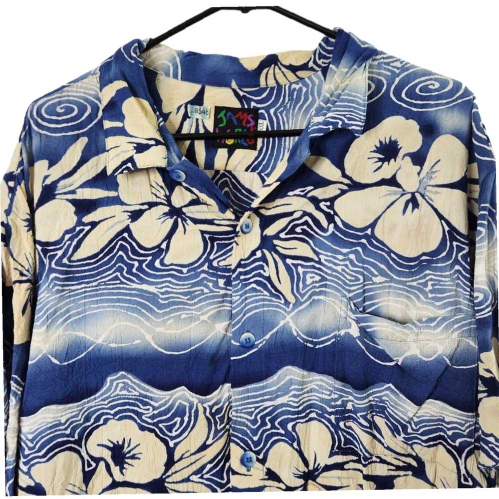 Jams World Hawaiian Inspired Mens 2XL Short Sleev… - image 3