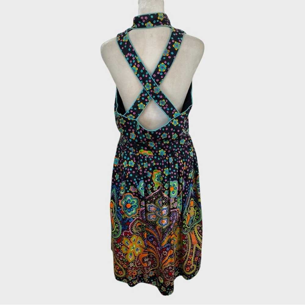 Vintage 70s Oscar de la Renta Boutique Paisley Fl… - image 6