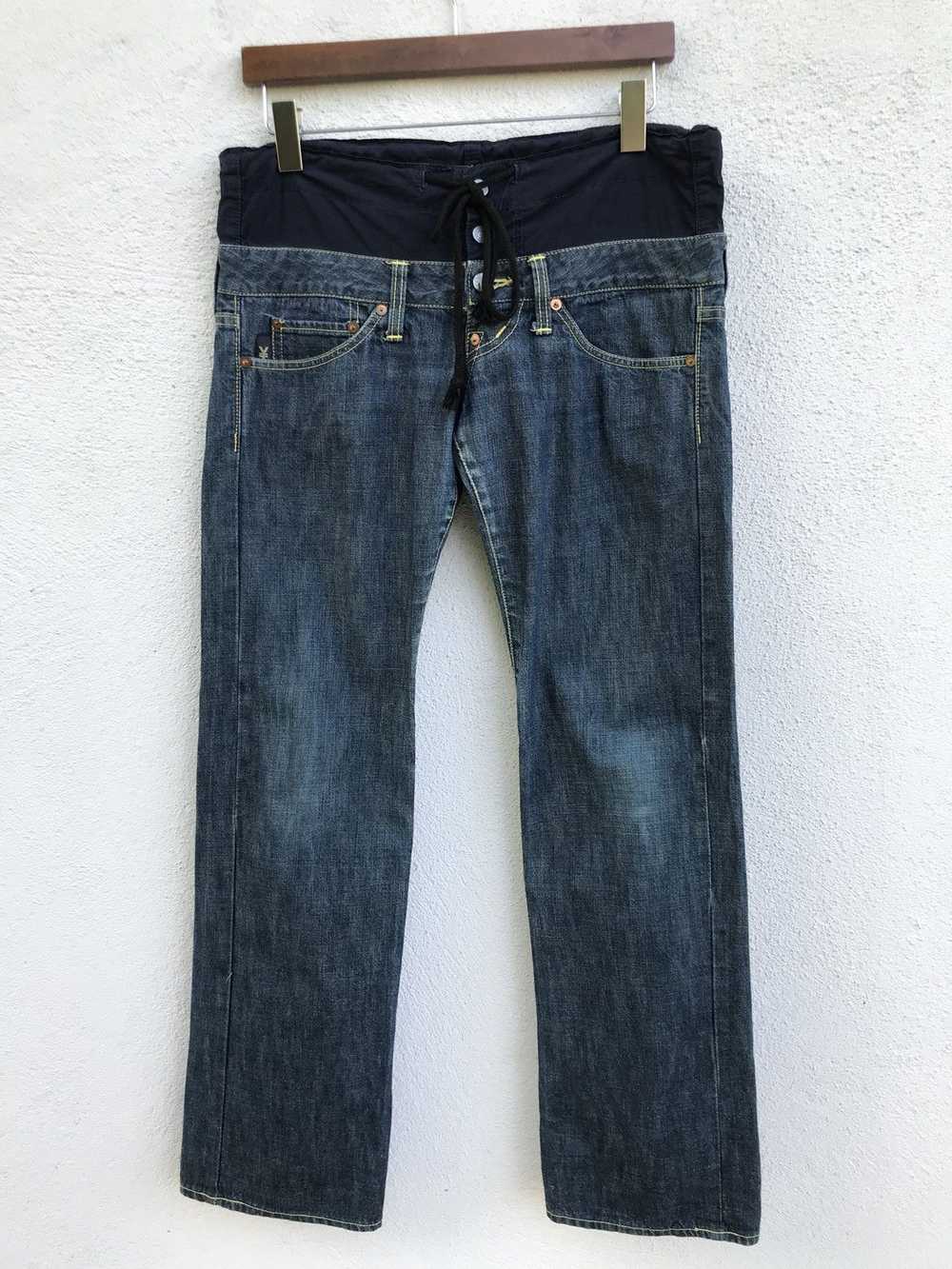 Japanese Brand Japanese Brand Yen Jeans Drawstrin… - image 4