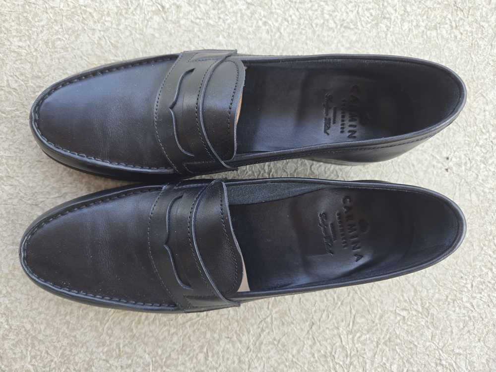 Carmina Carmina Unlined Black Loafers, Size 6UK - image 2