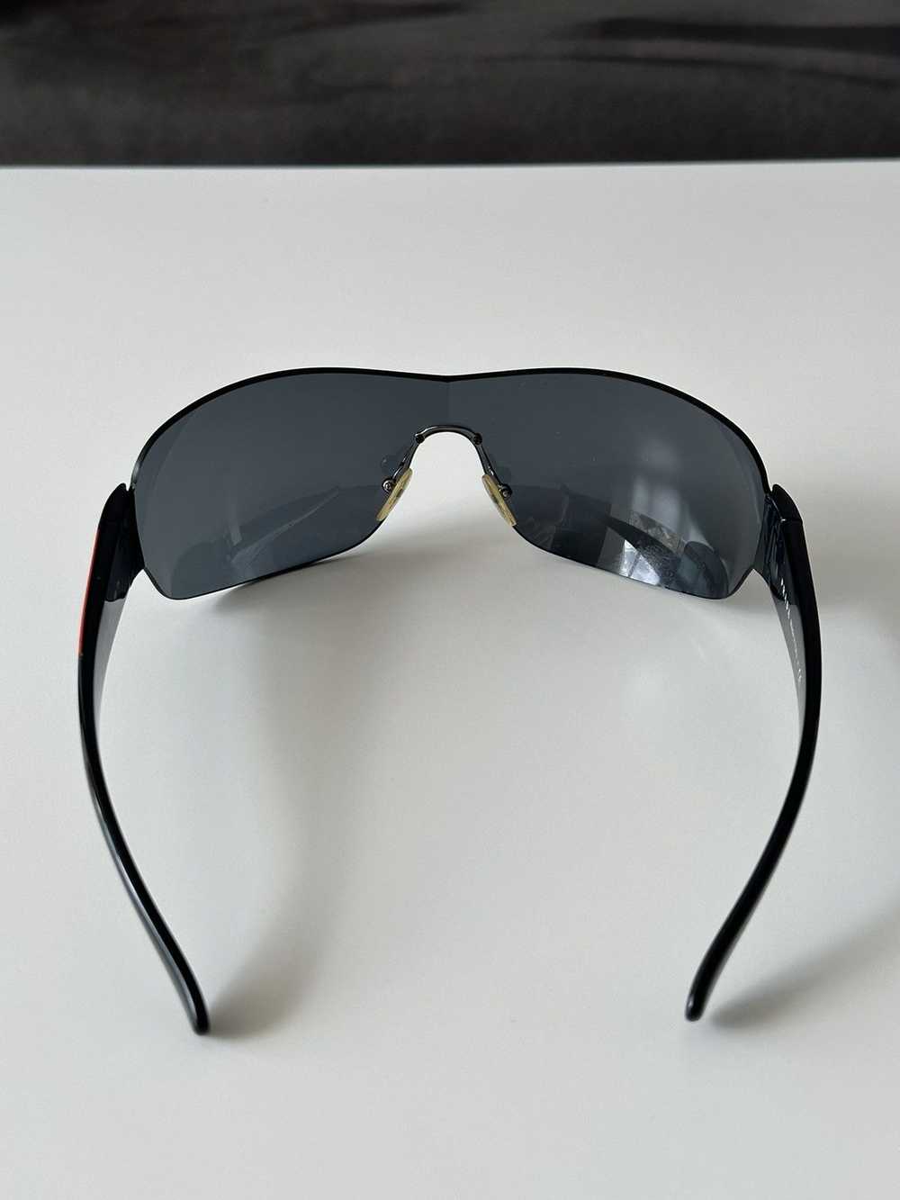 Prada × Vintage PRADA Sport Mask Sunglasses Black… - image 12