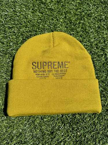 Supreme Supreme Nothing But Beanie Mustard 22FW N… - image 1